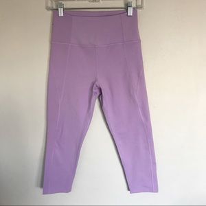Girlfriend Collective Lilac High Waist Capri Leggings Size Small NEW Activewear